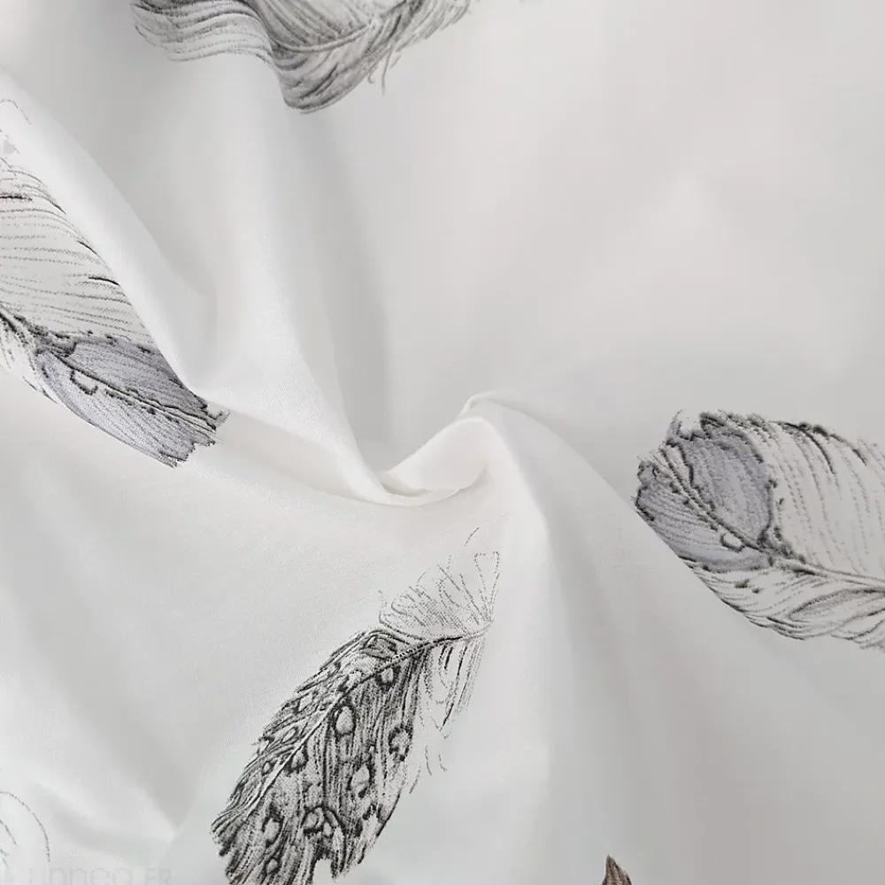 Linnea Housse de couette 280x240 cm Percale pur coton PLUMES* Housse De Couette