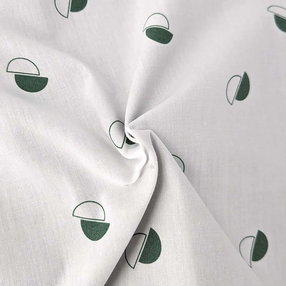 Housse de couette 300x240 cm percale coton ALEX vert Kaki>Linnea Clearance