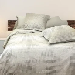 Linnea Housse de couette 240x220 cm Satin de coton CONCORDE Gris clair* Housse De Couette