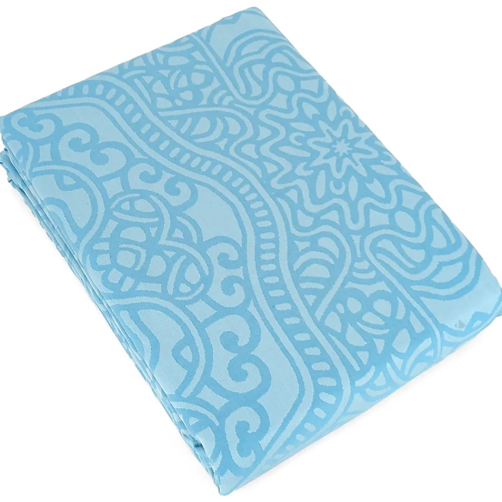 Housse de couette 240x220 cm Satin de coton PANTHEON Bleu clair>Linnea Hot