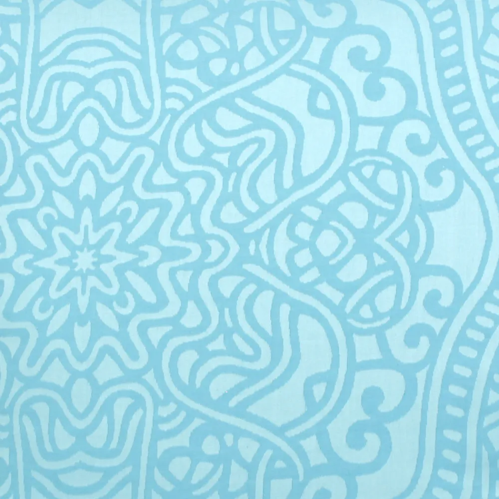 Housse de couette 240x220 cm Satin de coton PANTHEON Bleu clair>Linnea Hot