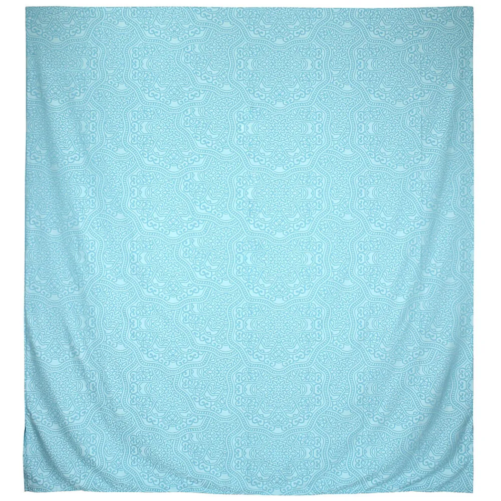 Housse de couette 240x220 cm Satin de coton PANTHEON Bleu clair>Linnea Hot