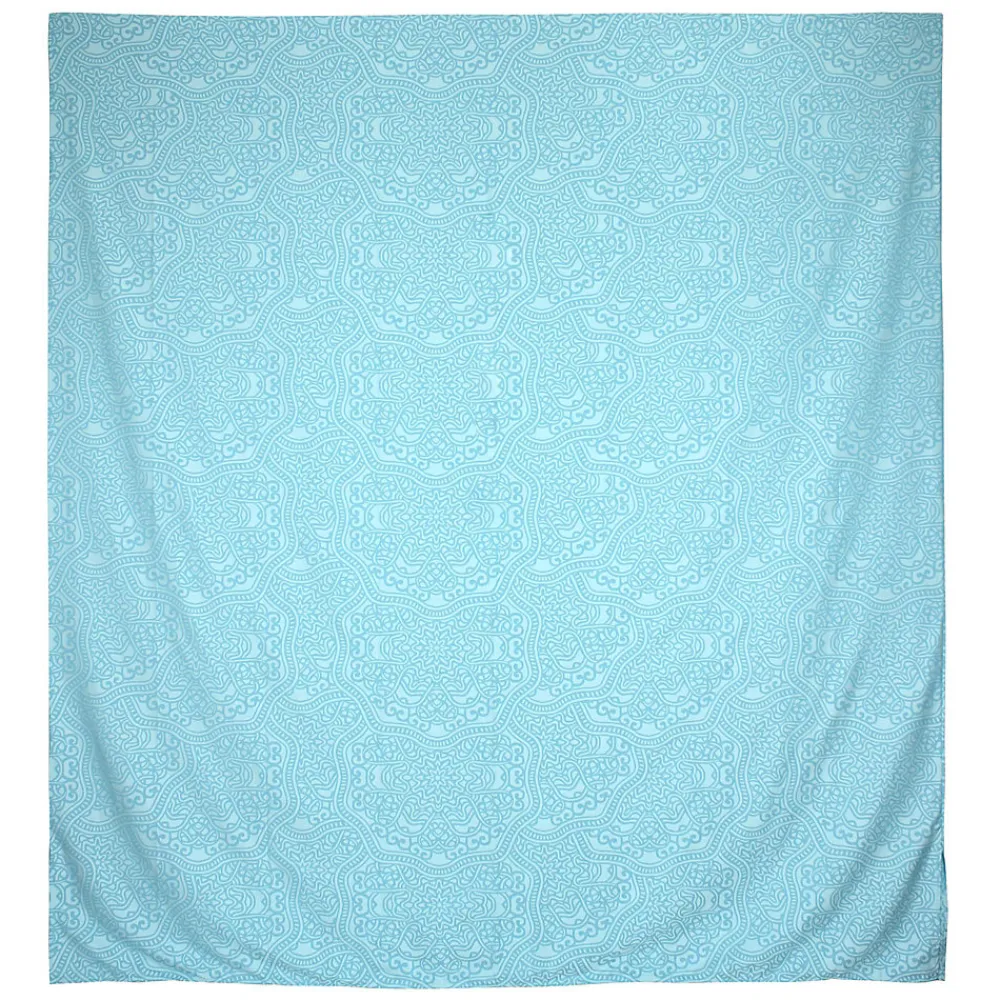 Housse de couette 240x220 cm Satin de coton PANTHEON Bleu clair>Linnea Hot