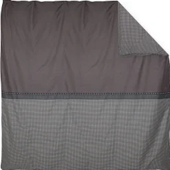 Linnea Housse de couette 280x240 cm satin de coton ENZO noir* Housse De Couette