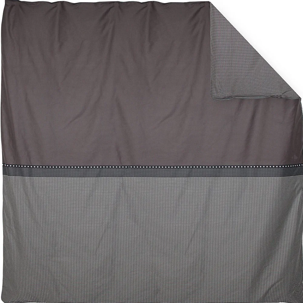 Linnea Housse de couette 280x240 cm satin de coton ENZO noir* Housse De Couette