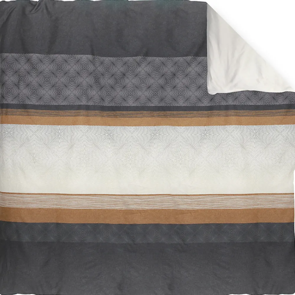 Housse de couette 300x240 cm satin de coton TIAGO noir>Linnea Hot