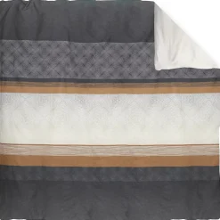 Linnea Housse de couette 240x220 cm satin de coton TIAGO noir* Housse De Couette