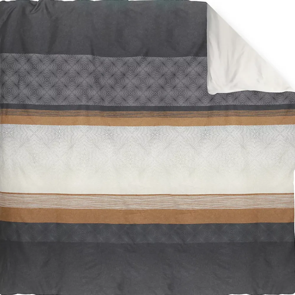 Linnea Housse de couette 240x220 cm satin de coton TIAGO noir* Housse De Couette