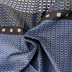 Linnea Housse de couette 140x200 cm satin de coton ENZO bleu* Housse De Couette