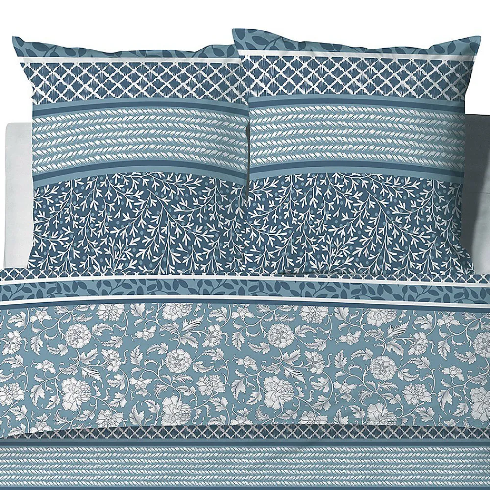 Housse de couette 240x220 Debby + 2 taies coton bio 57 fils>Atelier Du Coton Hot