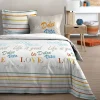 Housse de couette 260x240 DOLCE VITA + 2 taies coton 57 fils>STOF Hot