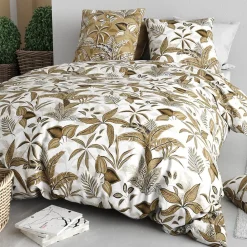 Atelier Du Coton Housse de couette 240x220 KAHONI + 2 taies coton 57 fils* Housse De Couette