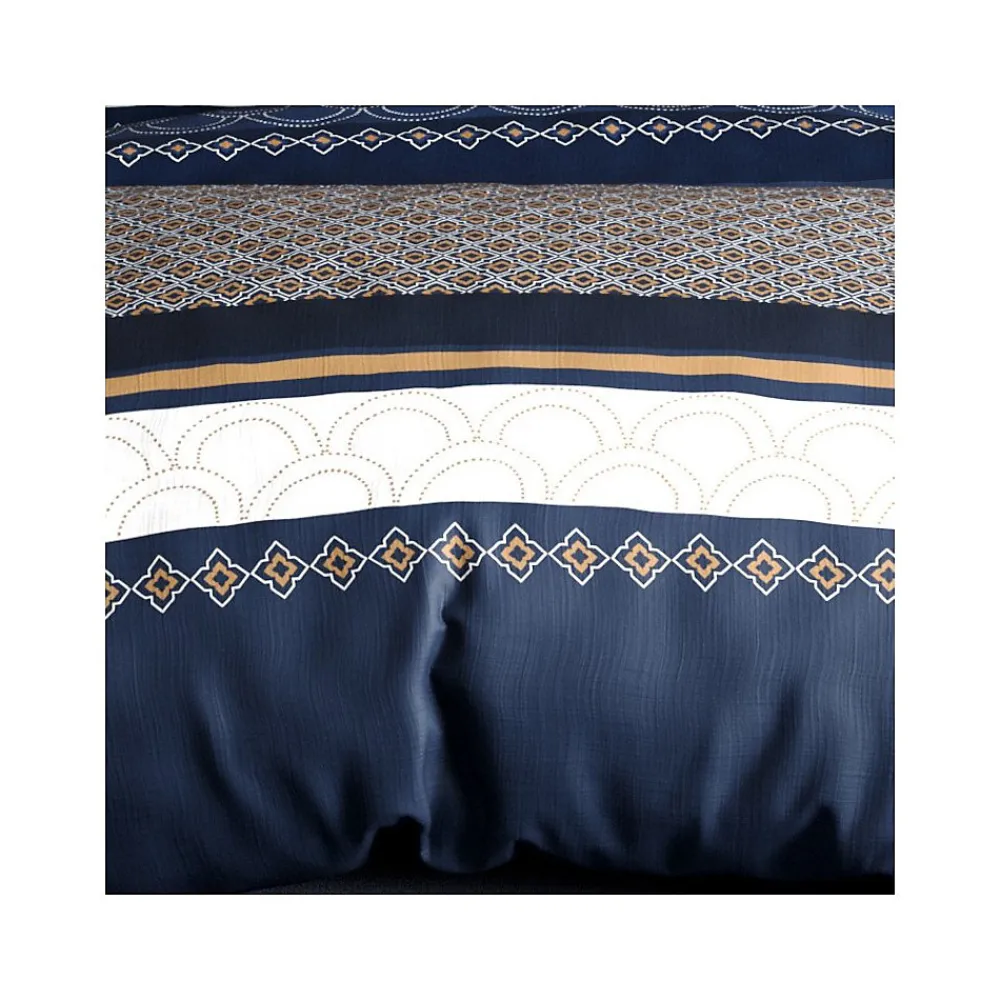Housse de couette 260x240 KALYPSO + 2 taies coton 57 fils>Atelier Du Coton