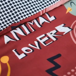 Housse de couette 140x200 Kids Happy Savane + 1 taie 100% coton 57 fils>Today Clearance