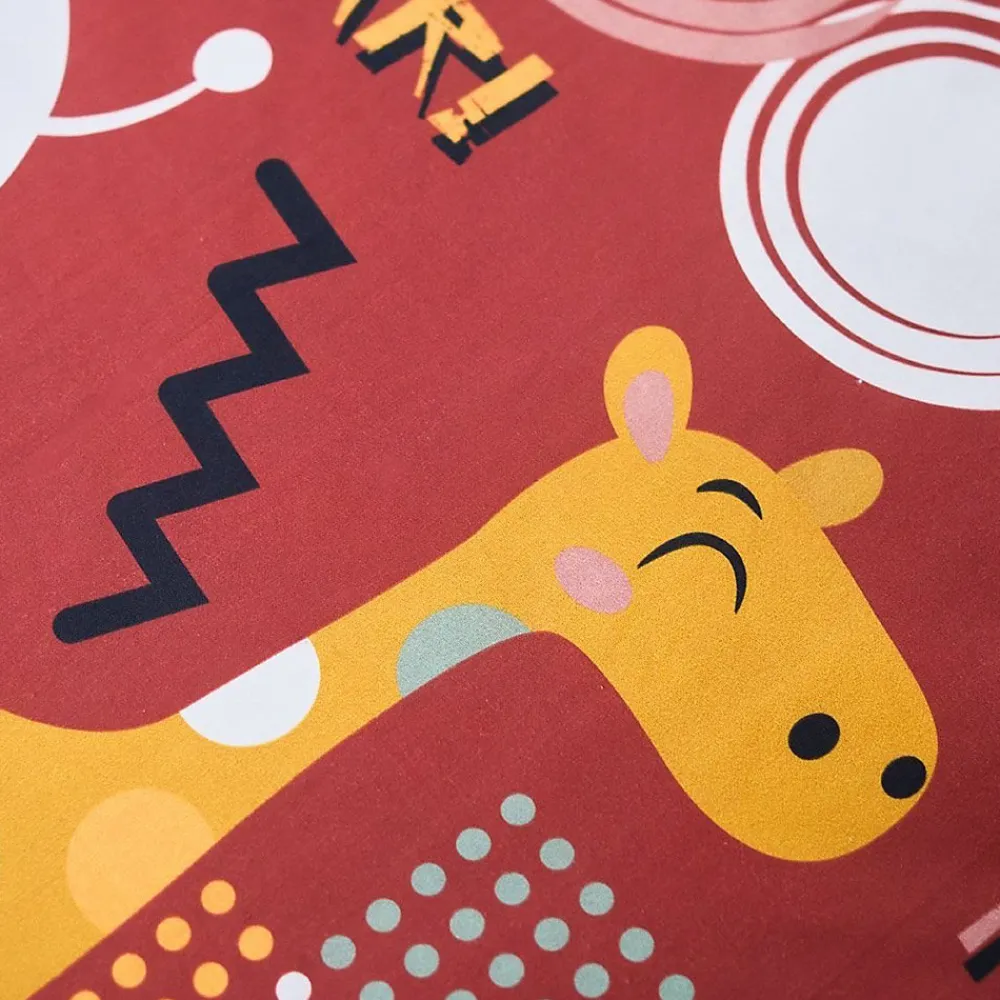 Housse de couette 140x200 Kids Happy Savane + 1 taie 100% coton 57 fils>Today Clearance