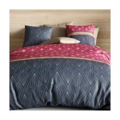 Housse de couette 240x220 Lily + 2 taies 100% coton 57 fils>Atelier Du Coton New