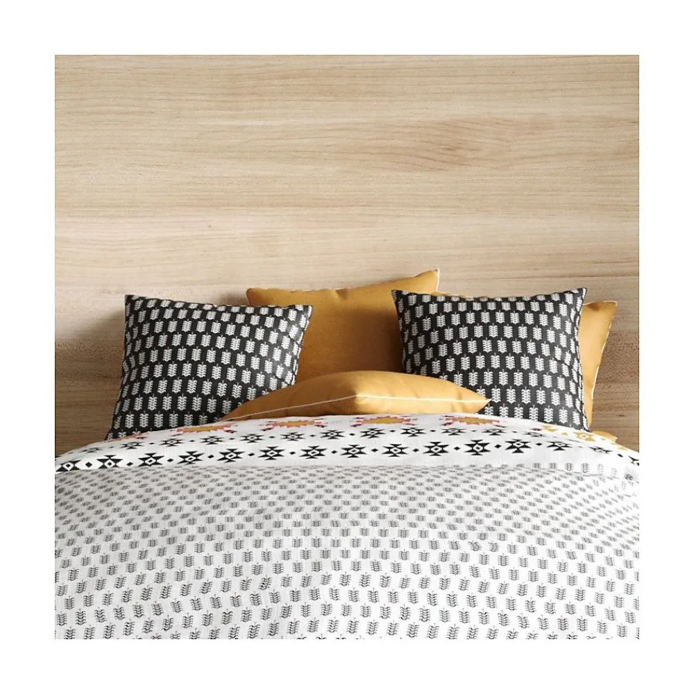 Housse de couette 240x220 LOYA + 2 taies coton 57 fils>Atelier Du Coton Hot