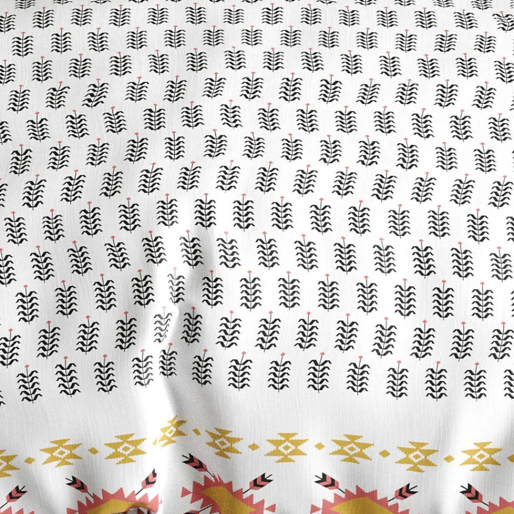 Housse de couette 240x220 LOYA + 2 taies coton 57 fils>Atelier Du Coton Hot