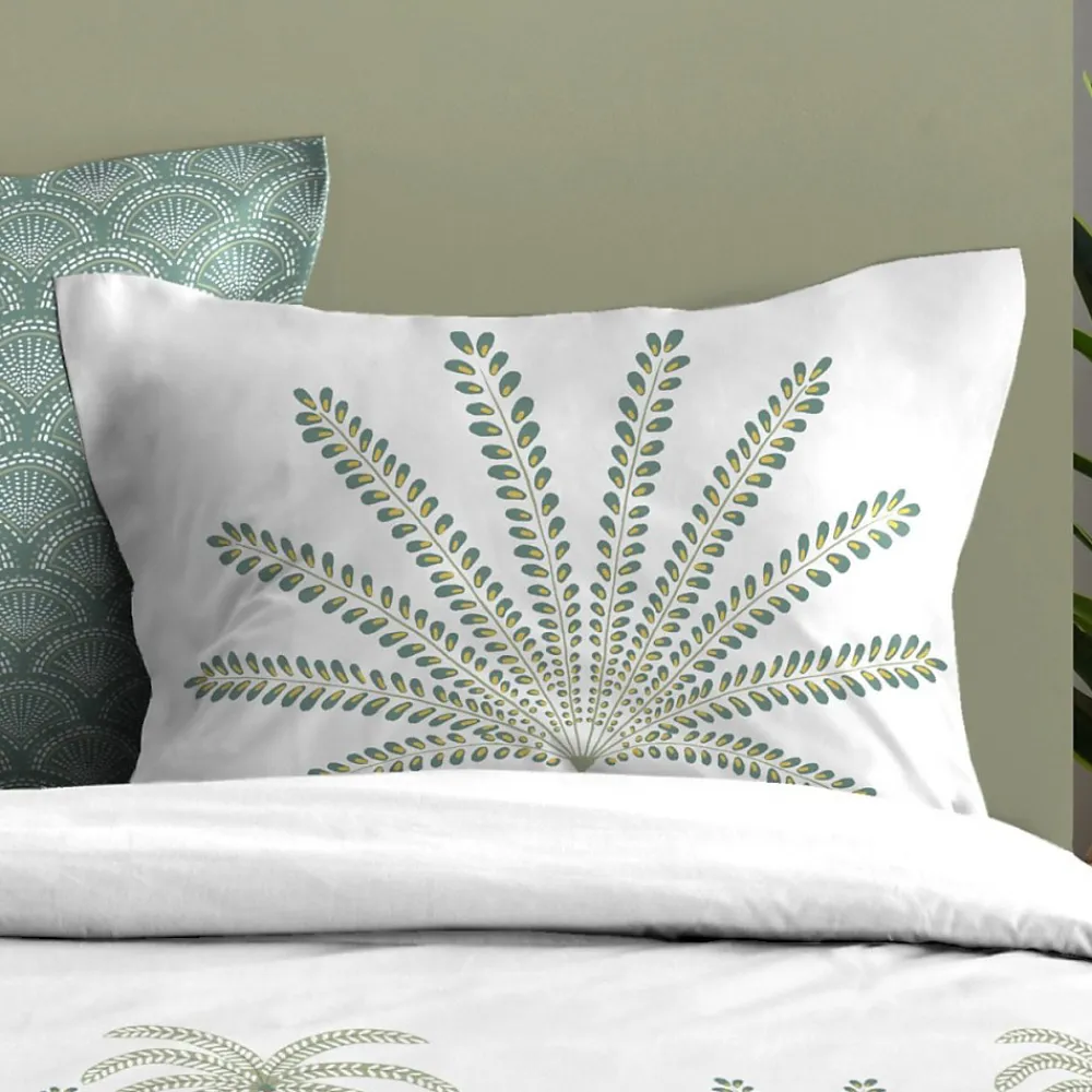 Housse de couette 240x220 MORPHEA + 2 taies coton 57 fils>STOF Hot