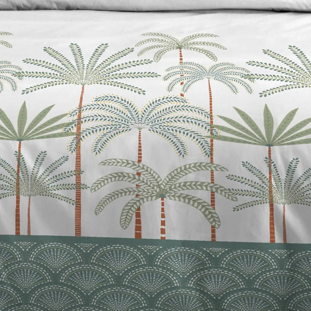 Housse de couette 240x220 MORPHEA + 2 taies coton 57 fils>STOF Hot