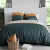 Atelier Du Coton Housse de couette 240x220 ORUS + 2 taies coton 57 fils* Housse De Couette