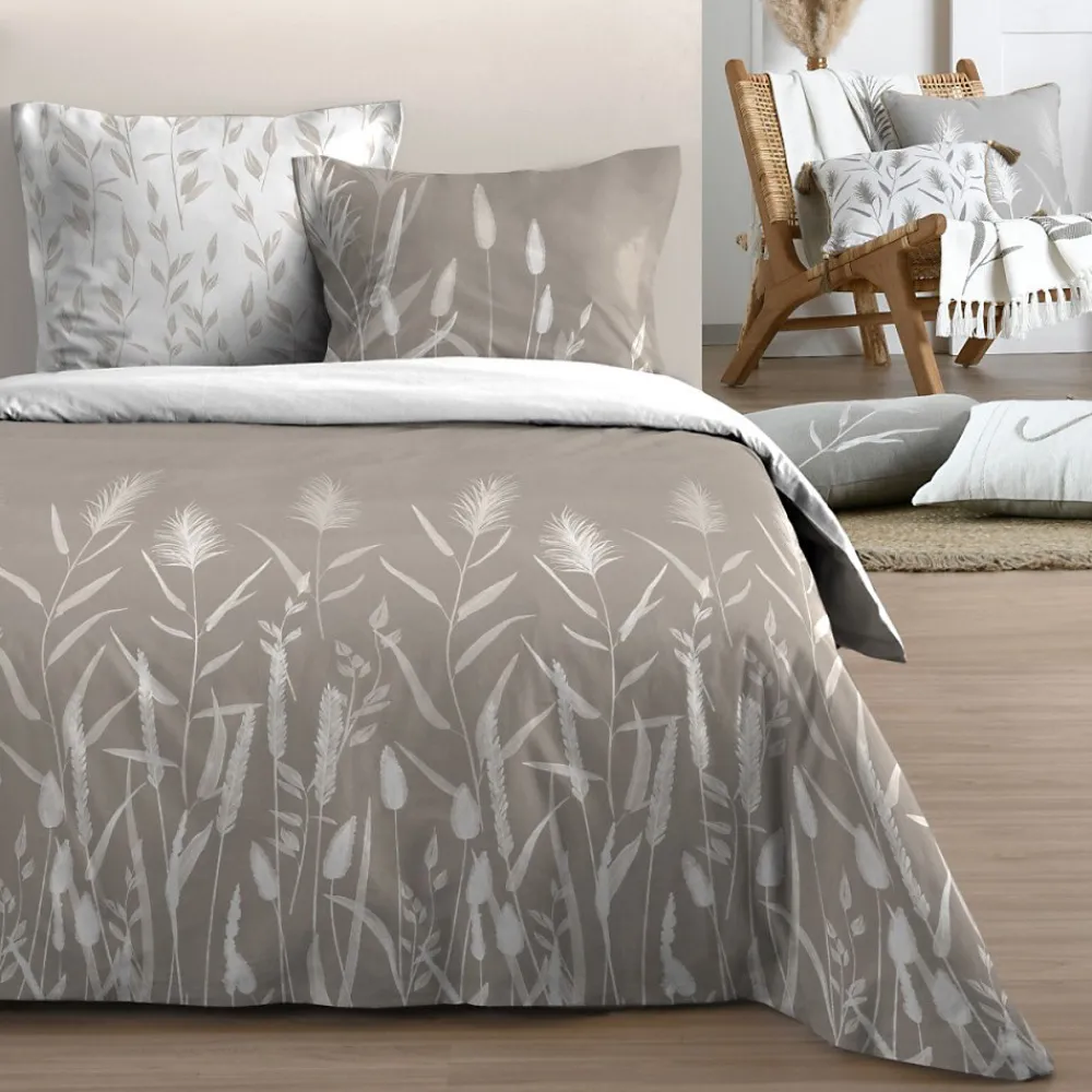 STOF Housse de couette 260x240 PAMPA + 2 taies coton 57 fils* Housse De Couette