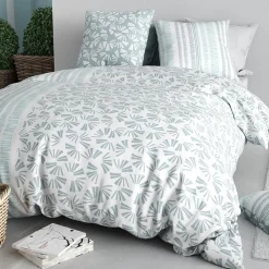 Atelier Du Coton Housse de couette 240x220 ROSSI + 2 taies coton 57 fils* Housse De Couette