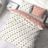 Cote Deco Housse de couette 260x240 TERRAMEA + 2 taies 100% coton adouci 57 fils/cm2* Housse De Couette