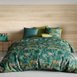 Housse de couette 260x240 ZANIA + 2 taies coton 57 fils>Atelier Du Coton Clearance