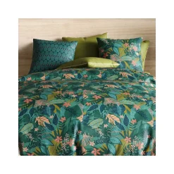 Housse de couette 260x240 ZANIA + 2 taies coton 57 fils><noscript><img width=