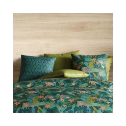 Atelier Du Coton Housse de couette 240x220 ZANIA + 2 taies coton 57 fils* Housse De Couette