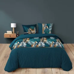 100Comfort Housse de couette 260x240cm + 2 taies ALIANOR 100% coton* Housse De Couette
