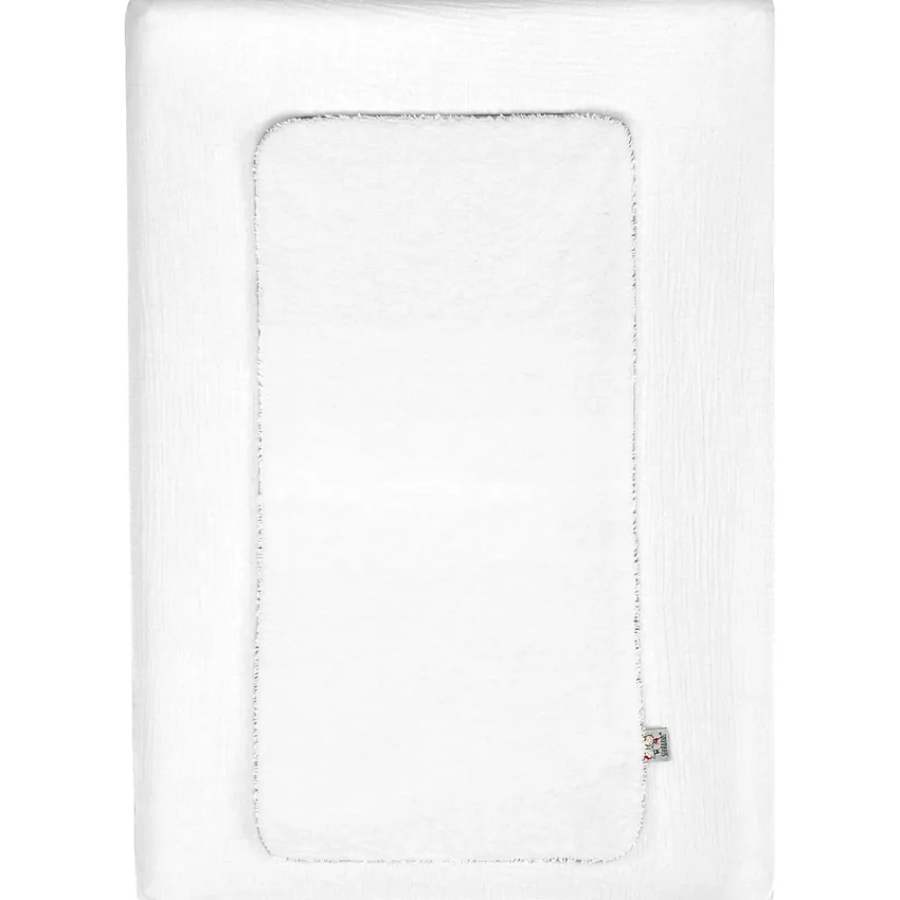 Sevira Kids Housse de matelas à langer + éponge bambou Jeanne* Drap Housse|Drap Housse