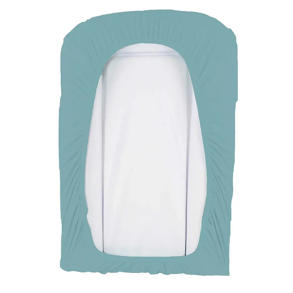 Domiva Housse de matelas à langer en éponge bouclette (50x75 cm - Bleu)* Drap Housse|Drap Housse