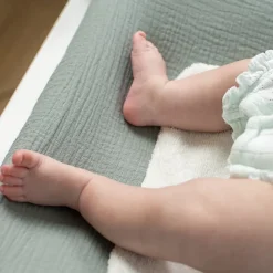 Sevira Kids Housse de matelas à langer + éponge bambou Jeanne* Drap Housse|Drap Housse