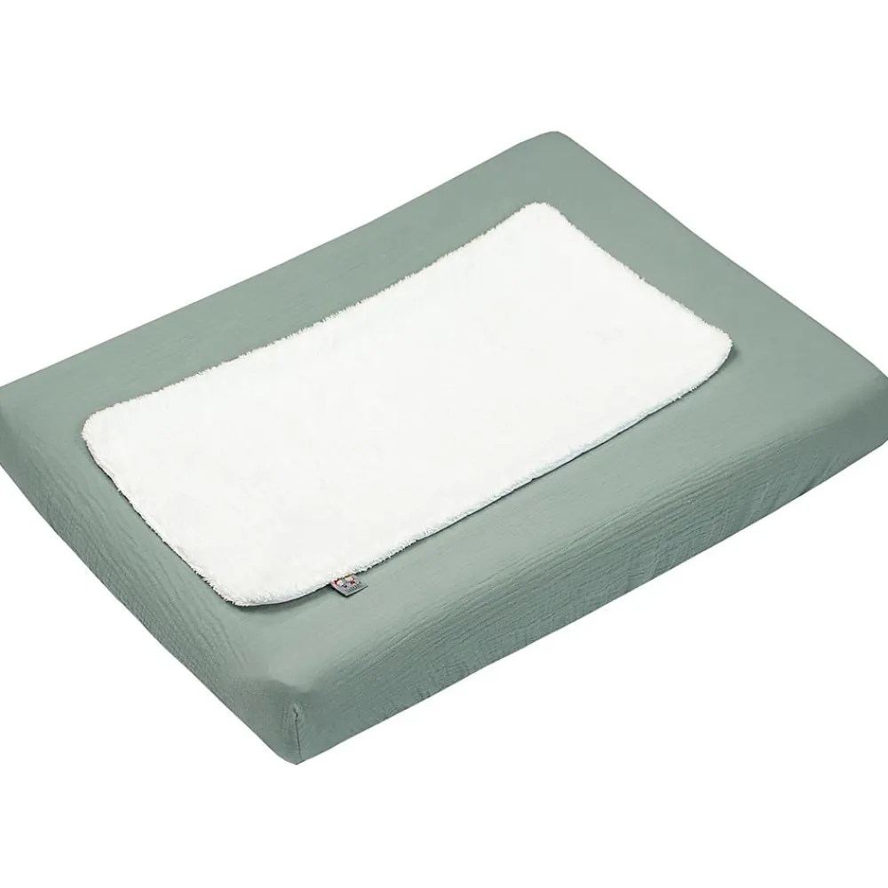 Sevira Kids Housse de matelas à langer + éponge bambou Jeanne* Drap Housse|Drap Housse