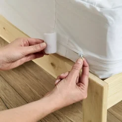 Housse Intégrale matelas Anti-punaises de lit 140x190cm><noscript><img width=