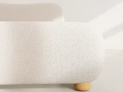Best Mobilier Hugo - lit coffre - 160x200 cm - en velours texturé -* Lit Coffre