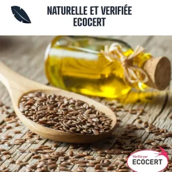Huile de lin naturelle pour bois intérieur, extérieur, terrasse, parquet, - 1 L -><noscript><img width=