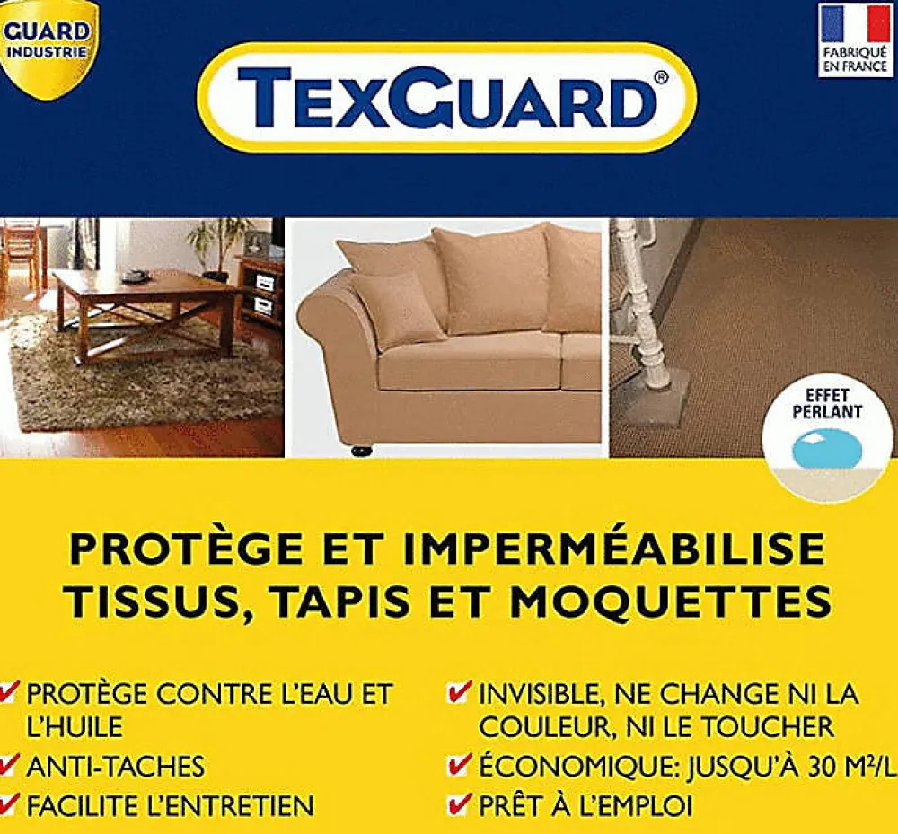 Imperméabilisant Tissu et Cuir Antitache TEXGUARD 2 Aérosols Velours Hydrofuge Incolore et Invisible Canapé Tapis Rideau Moquette>Guard Industrie Clearance