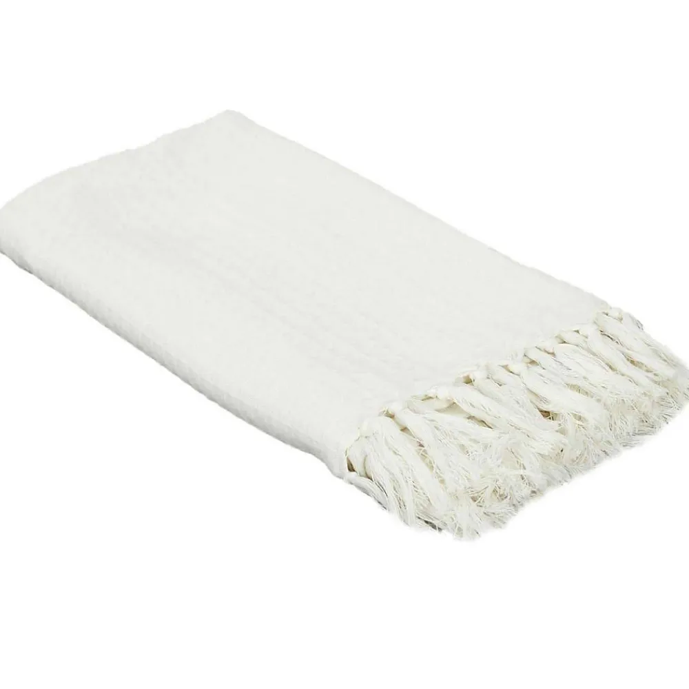 Jeté de canapé gaufré en coton 130x160 cm>The Home Deco Factory Outlet