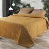 Jeté de lit à petits pompons (180x240 cm - Cuivre)>Linder Best