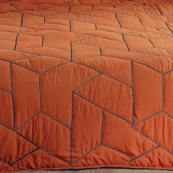 Linder Jeté de lit Calisson (230x250 cm - Orange)* Boutis, Couvre-Lit, Édredon