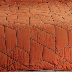 Jeté de lit Calisson (250x260 cm - Rouge Orangé)>Linder Discount