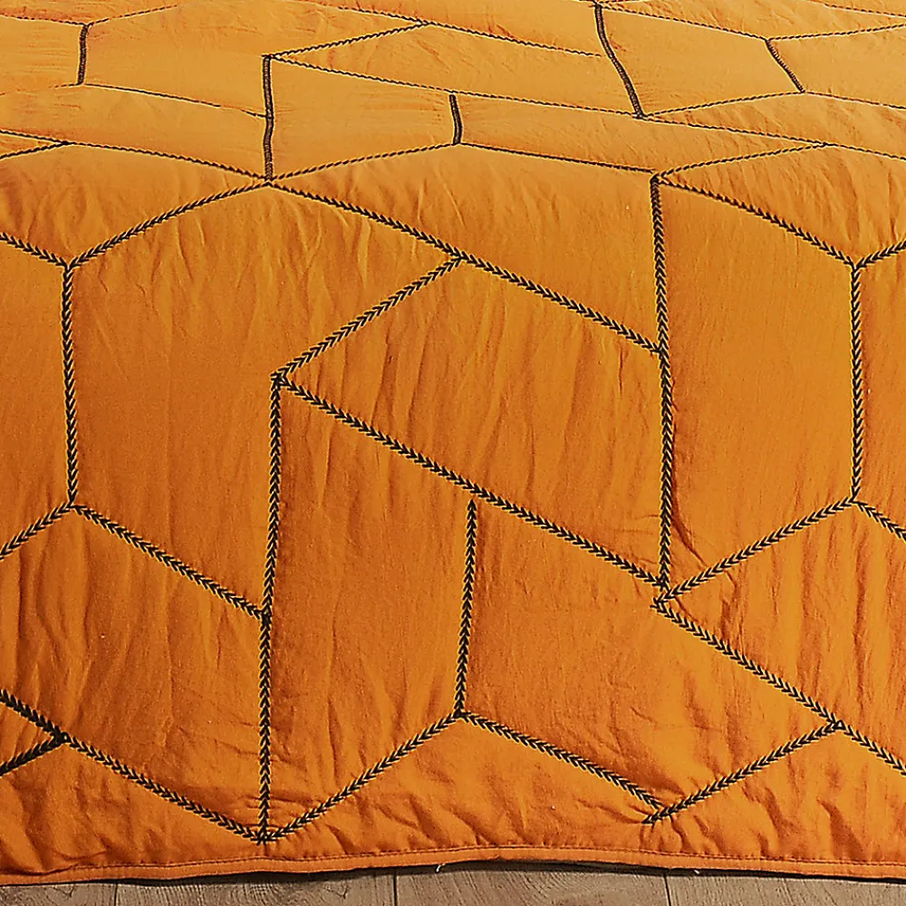 Jeté de lit Calisson (250x260 cm - Orange)>Linder Sale