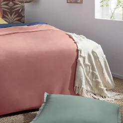Atmosphera Créateur D'Intérieur Jeté de lit Inca en coton tufté - ivoire 130x180 cm - Atmosphera* Boutis, Couvre-Lit, Édredon