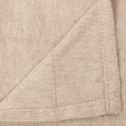 Atmosphera Créateur D'Intérieur Jeté de lit Pollie coton 220x240cm- Beige- Atmosphera* Boutis, Couvre-Lit, Édredon