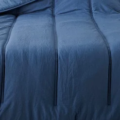 Linder Jeté de lit uni (230x250 cm - Bleu)* Boutis, Couvre-Lit, Édredon