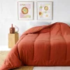 Jeté de lit uni (230x250 cm - Terracotta)>Linder Online