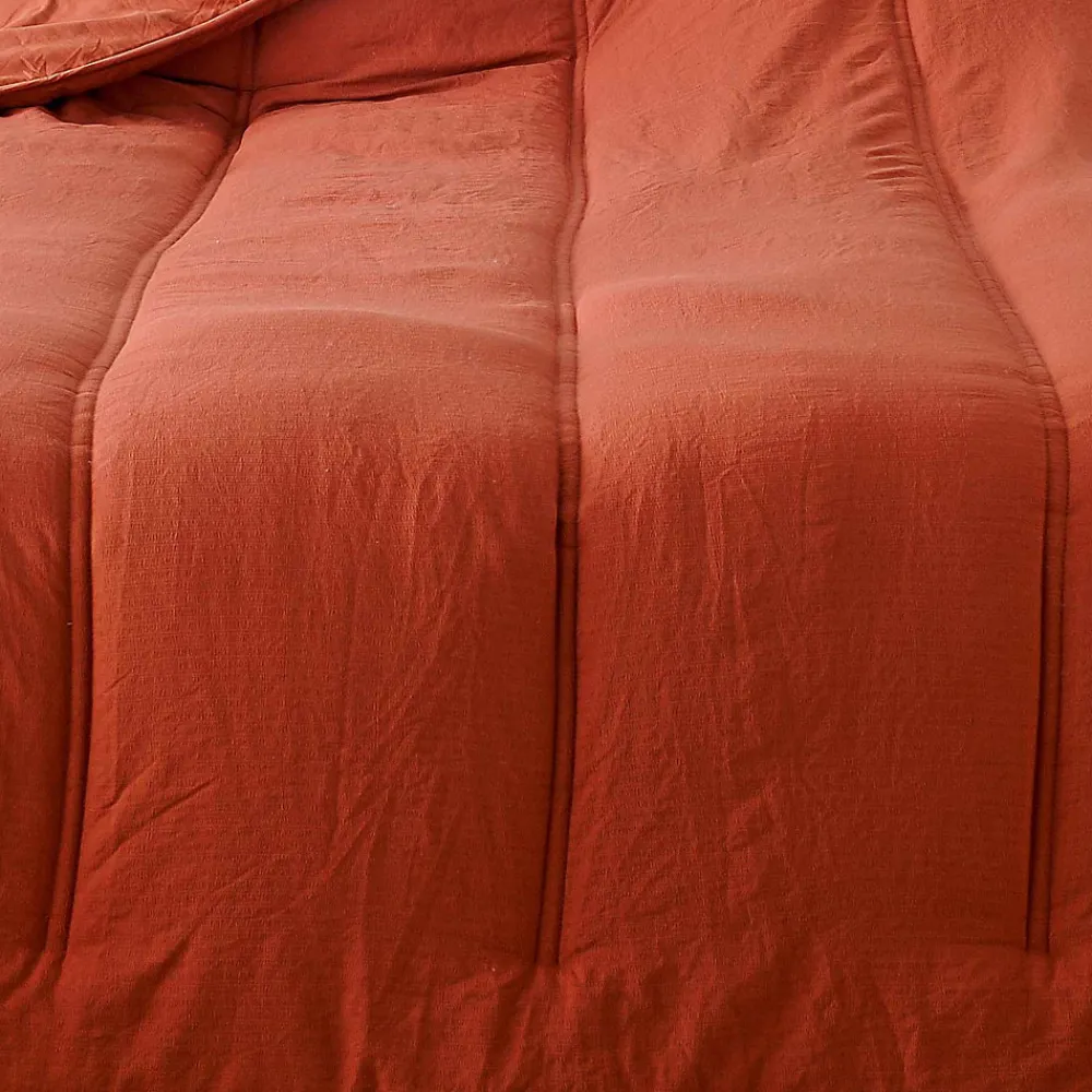 Jeté de lit uni (230x250 cm - Terracotta)>Linder Online
